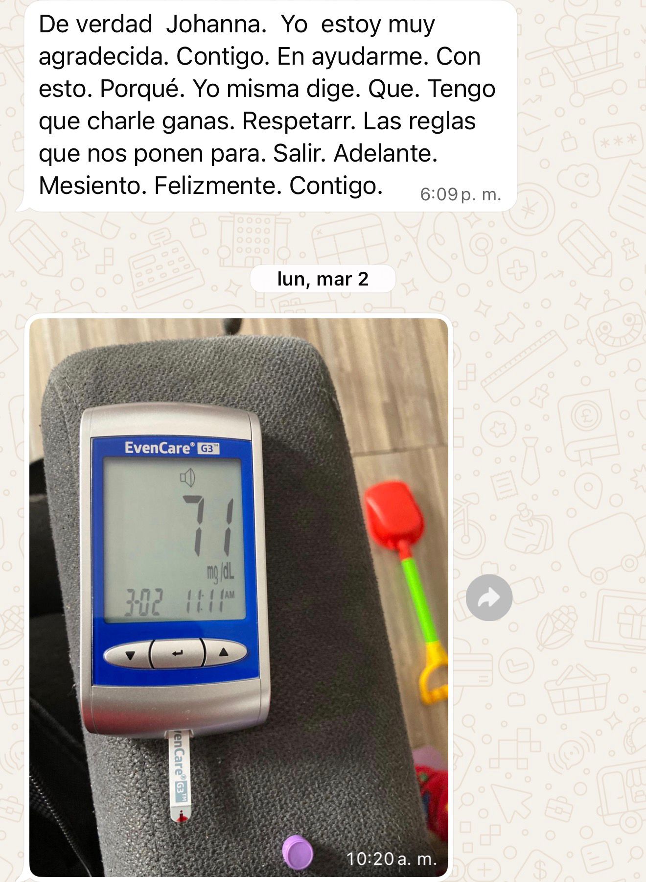 Resultado logrado con el método de Johanna Ruiz